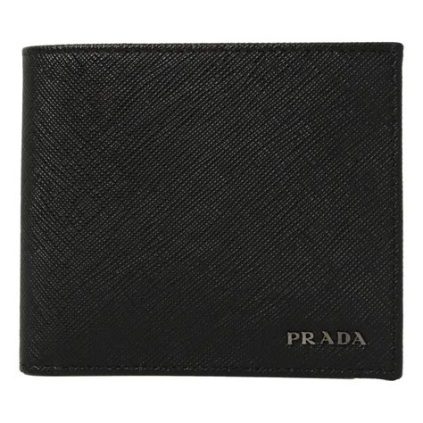 2mo513 prada|Prada Saffiano Leather Bifold Wallet, Nero (Black) 2MO513.